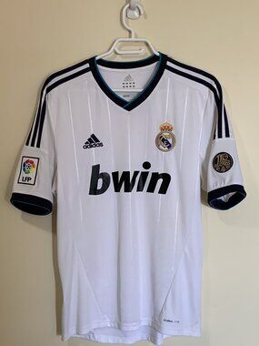 Real Madrid 2012-2013 Home Football Shirt/Soccer Jersey - Men's Size M - ADIDAS